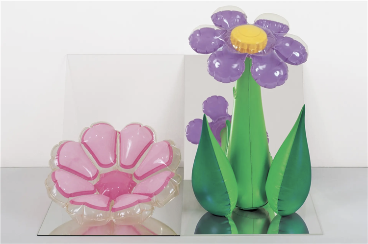 Inflatable Flowers (Short Pink, Tall Purple), 1979 - 傑夫·昆斯