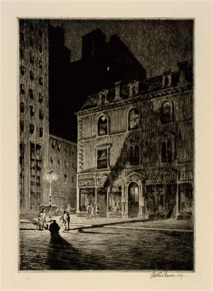 The Great Shadow, 1925 - Martin Lewis