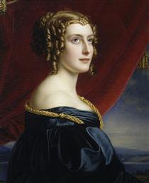 Lady Jane Elizabeth Digby, daughter of Admiral Henry Digby of Trafalgar - Joseph Karl Stieler