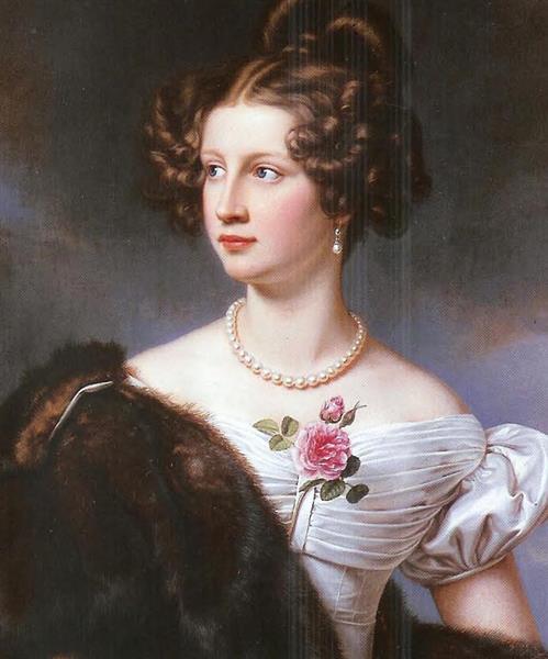 Amalie Adlerberg, 1827 - Йозеф Карл Штилер