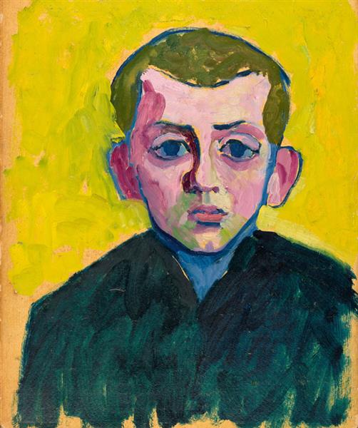 Head of a Young Boy (Willi Blab), 1908 - Gabriele Münter