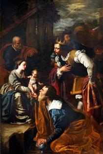 Adoration of the Kings - Artemisia Gentileschi