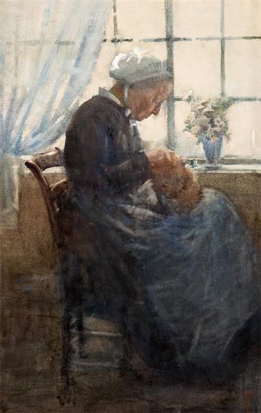 Old Woman, Caudebec, 1901 - Frances Hodgkins