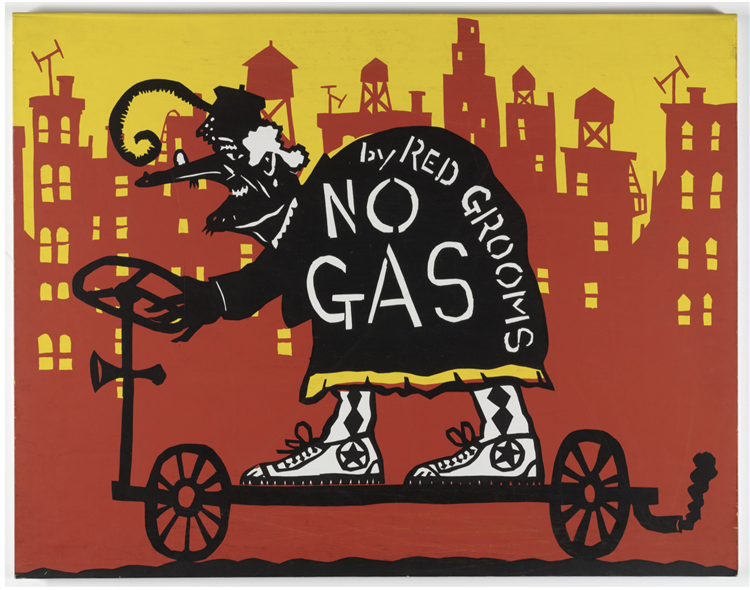 No Gas, 1971 - Red Grooms
