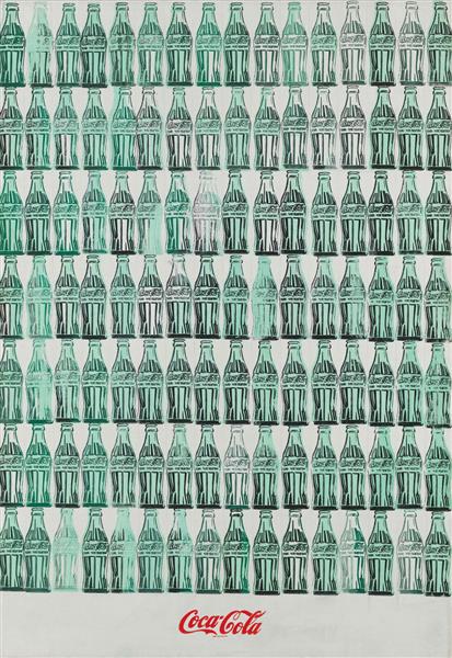Green Coca-Cola Bottles, 1962 - Енді Воргол