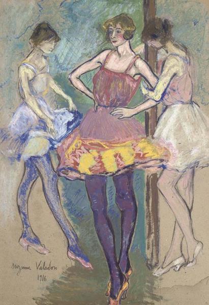 Three Dancers, 1916 - Сюзанна Валадон