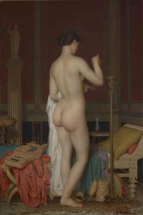 Sapho (Young girl in a Pompeian interior) - Charles Gleyre