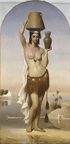 Nubian woman, 1838 - Марк Габриэль Шарль Глейр
