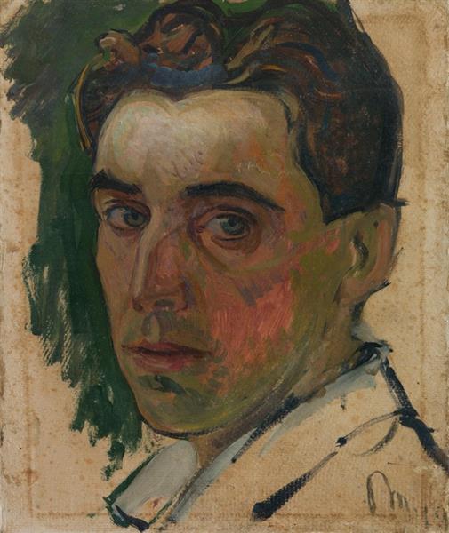 Self-portrait, 1919 - Umberto Moggioli - WikiArt.org