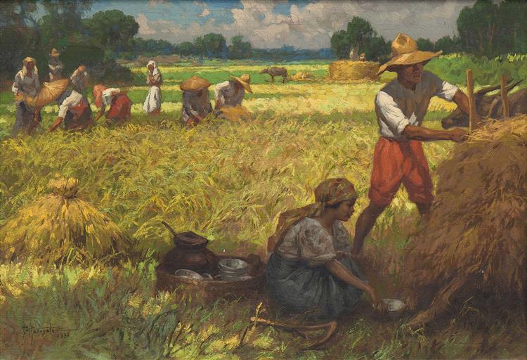 Harvest, 1930 - Fernando Amorsolo