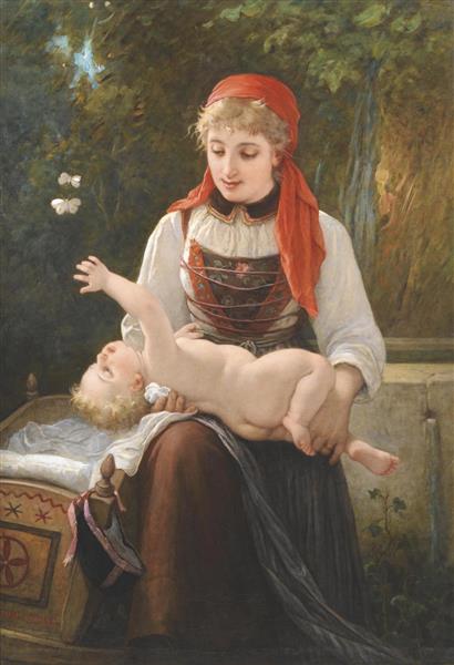 Woman of the Valais, c.1887 - Jules Salles