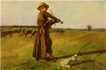 Shepherd - Józef Chełmoński
