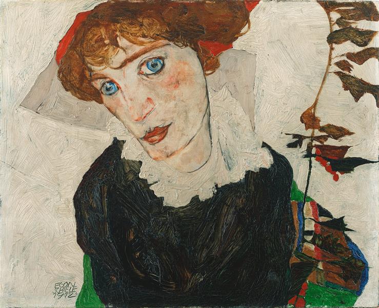 Portrait of Valerie Neuzil, 1912 - Egon Schiele