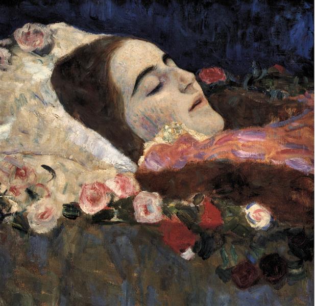 Ria Munk on Her Deathbed, 1912 - Густав Климт