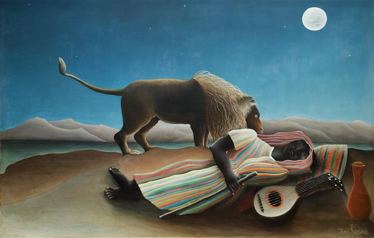 沉睡的吉普赛人, 1897 - 亨利‧盧梭