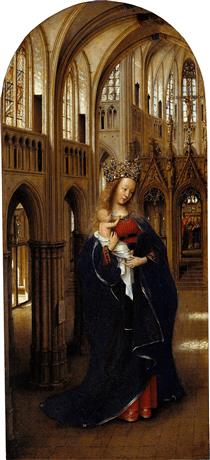 La Virgen en una iglesia - Jan van Eyck