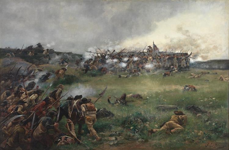 Le Bataillon Carré, 1880 - Julien Le Blant