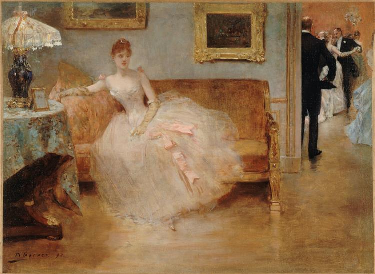 The ball, 1890 - Анри Жерве