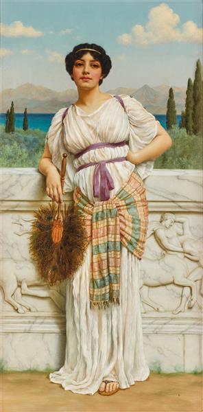 A Greek Beauty, 1905 - Джон Вільям Годвард