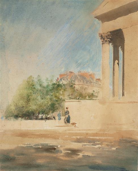 Place de la Madeleine, Paris, c.1877 - Giuseppe De Nittis