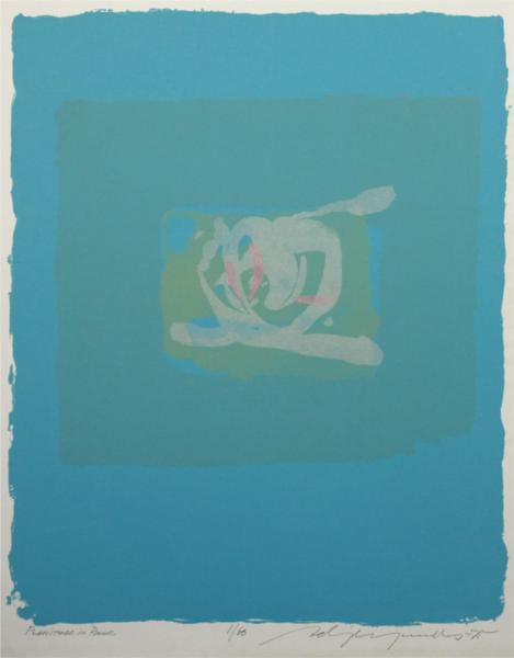 Plentitude in Blue, 1975 - Adja Yunkers