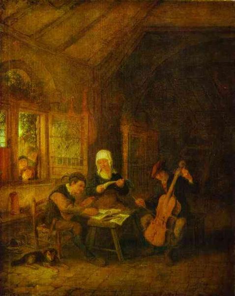 Village Musicians, 1655 - Adriaen van Ostade