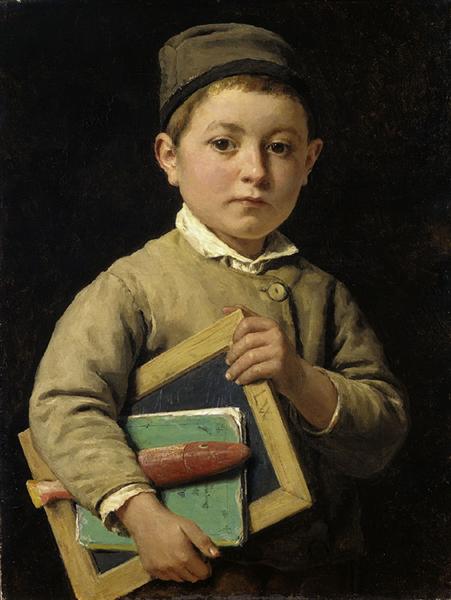 Schoolboy, 1881 - Albert Anker