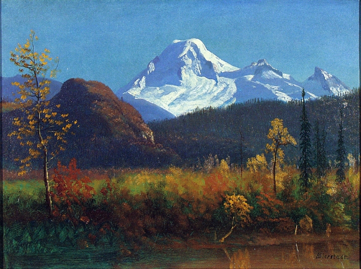 Mt. Rainier from the Southwest - Albert Bierstadt