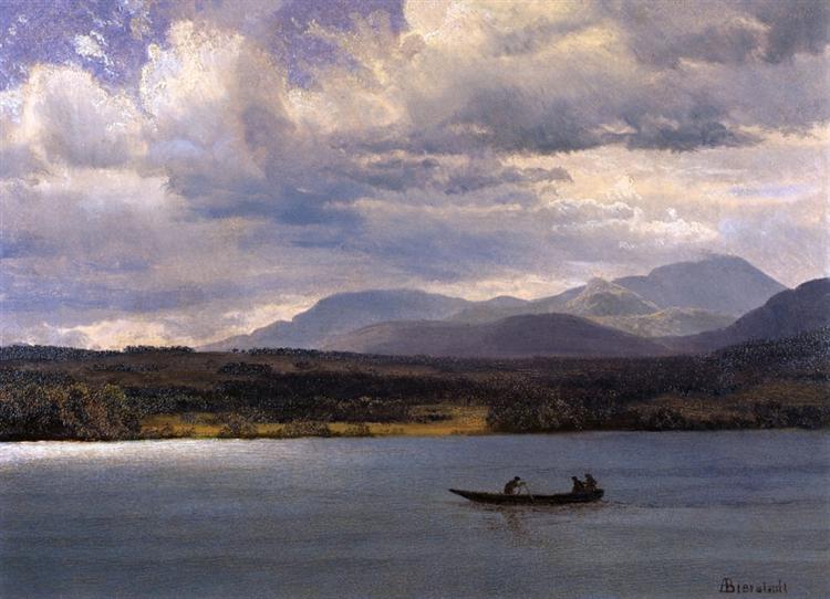 Overlook Mountain from Olana, c.1870 - Альберт Бирштадт