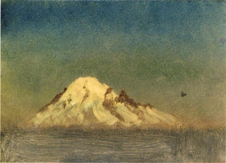 Snow Capped Moutain - Albert Bierstadt