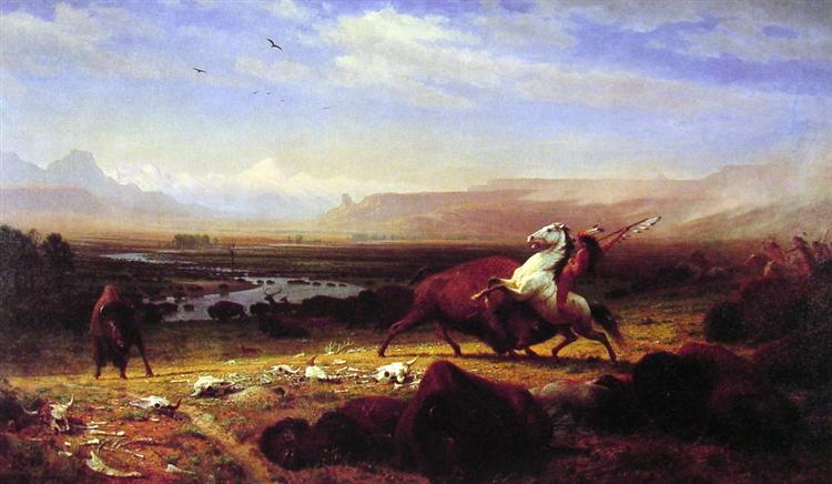 The Last of the Buffalo, 1888 - Альберт Бирштадт