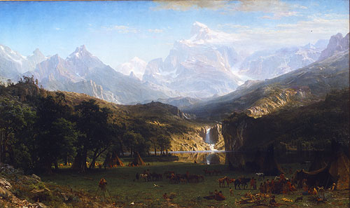 The Rocky Mountains, Lander's Peak, 1863 - 阿爾伯特·比爾施塔特