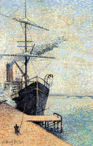 Anchorage, 1885 - Albert Dubois-Pillet