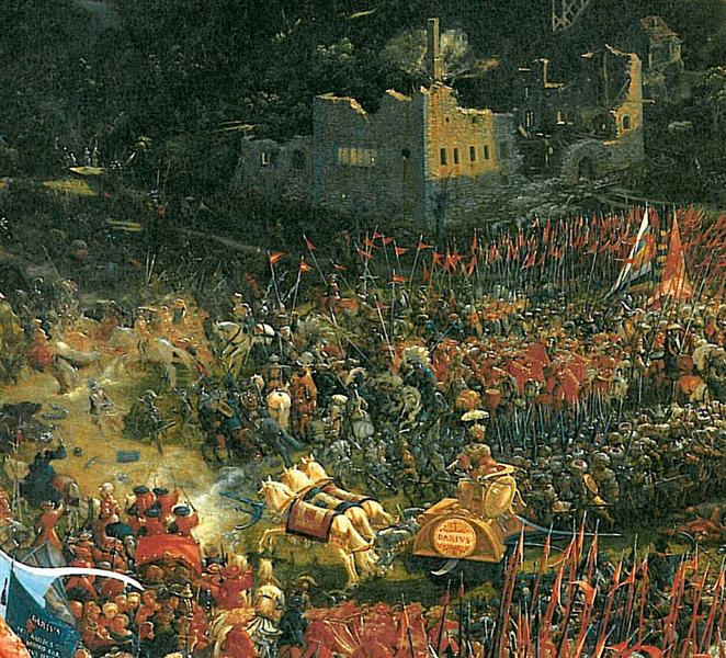 The battle of Issus(fragment), 1529 - Albrecht Altdorfer