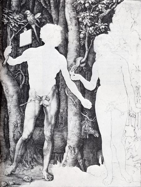 Adam And Eve, 1504 - 杜勒
