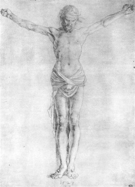 Христос на кресте, 1523 - Альбрехт Дюрер