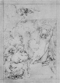 Christ on the Mount of Olives - Albrecht Dürer