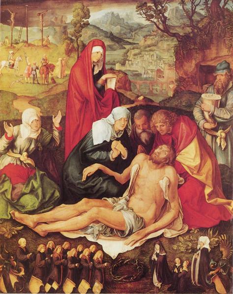 Lamentation of Christ, c.1498 - 杜勒