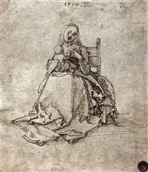 Madonna with the apple - Albrecht Dürer