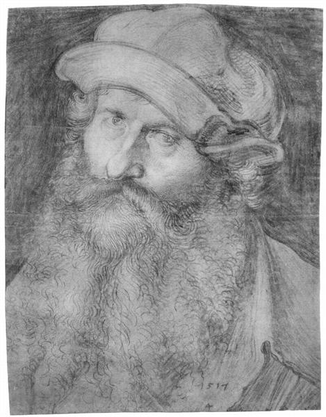 Portrait of a man (John Stabius), 1517 - Albrecht Dürer