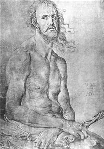 Self-Portrait as the Man of Sorrows - Albrecht Dürer