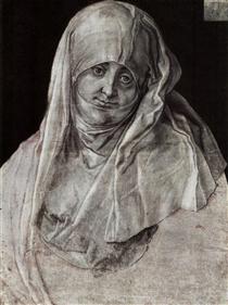 St. Anna (Portrait of Agnes Dürer) - Альбрехт Дюрер