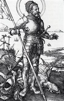 St. George On Foot - Albrecht Dürer
