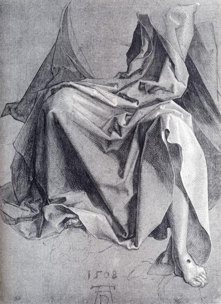 Study Of Drapery, 1508 - Albrecht Dürer