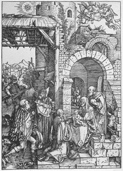 Поклонение волхвов, 1501 - 1502 - Альбрехт Дюрер