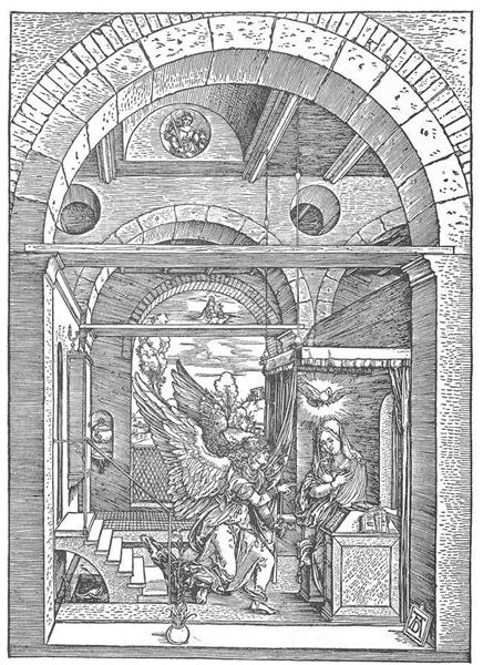 Благовещение, 1502 - Альбрехт Дюрер