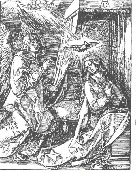 Благовещение, 1511 - Альбрехт Дюрер