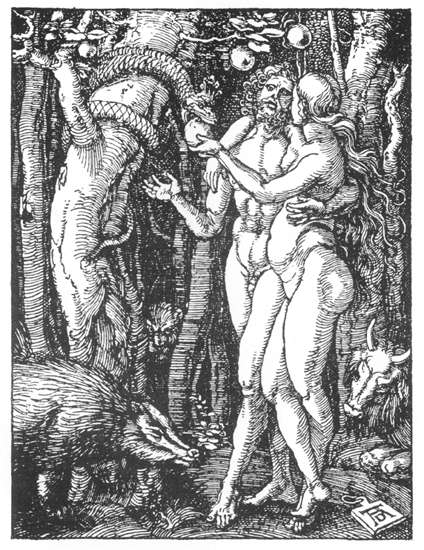 The Fall, 1511 - Альбрехт Дюрер