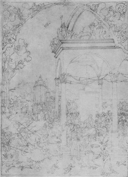 The justice of Trajan - Albrecht Dürer