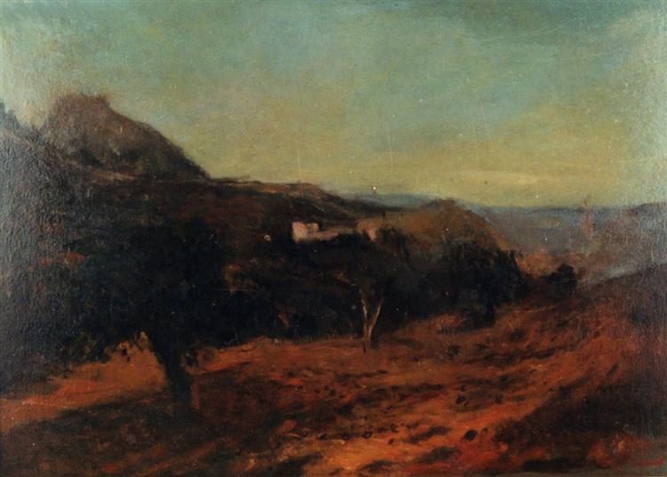 Landscape of  Xàtiva, 1988 - Алехандро Кабеза